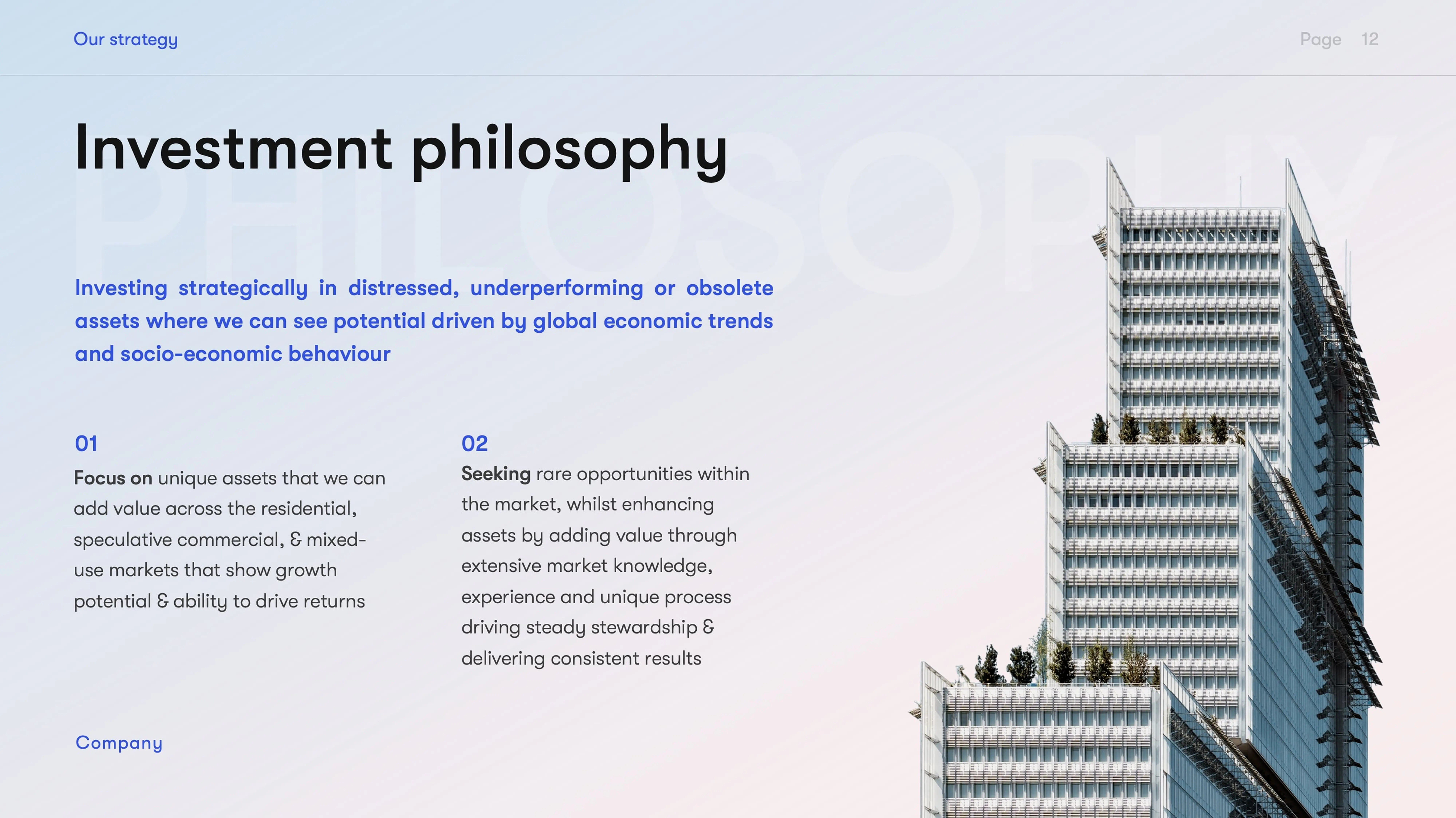 Real Estate portfolio example 2